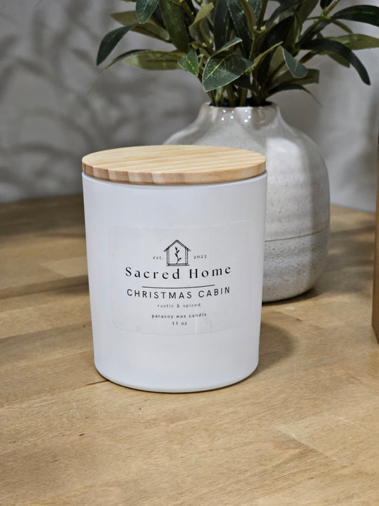 Christmas Cabin Candle